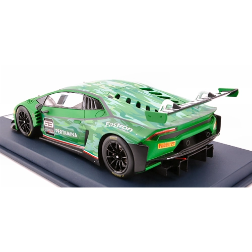 LAMBORGHINI HURACAN GT3 EVO N.63 RACING LIVERY 2015 1:18 Looksmart Auto Competizione Modellino