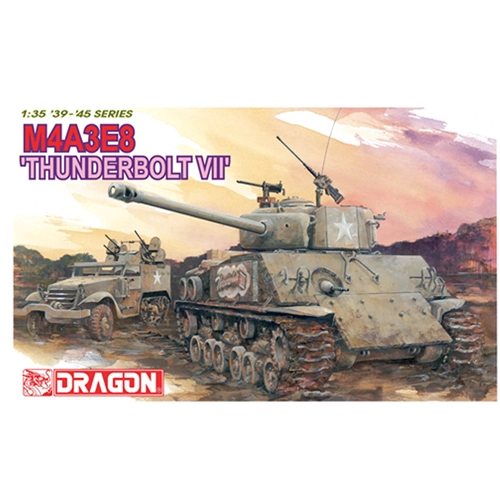 M4A3E8 THUNDERBOLT VII KIT 1:35 Dragon Kit Mezzi Militari Modellino