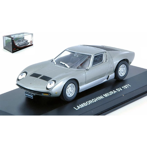 LAMBORGHINI MIURA SV 1971 SILVER 1:43 Edison Giocattoli Auto Stradali Modellino