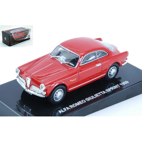 ALFA ROMEO GIULIETTA SPRINT 1959 RED 1:43 Edison Giocattoli Auto Stradali Modellino