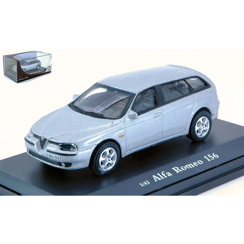 ALFA ROMEO 156 STATION WAGON 1997-2007 SILVER 1:43 Edison Giocattoli Auto Stradali Modellino