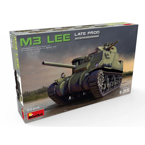M3 LEE LATE PRODUCTION KIT 1:35 Miniart Kit Mezzi Militari Modellino