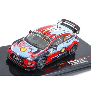HYUNDAI i20 WRC N.11 4th RALLY CORSICA 2019 NEUVILLE-GILSOUL 1:43 Ixo Model Auto Rally Modellino