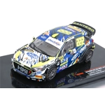 HYUNDAI NG i20 WRC N.222 5th RALLY MONZA 2018 CAIROLI-MORI 1:43 Ixo Model Auto Rally Modellino