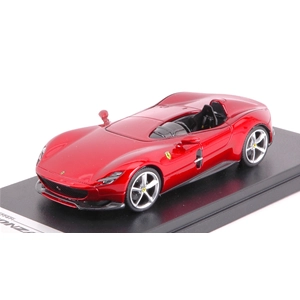 FERRARI MONZA SP1 2018 RED 1:43 Looksmart Auto Stradali Modellino