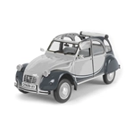 CITROEN 2CV CHARLESTON 1982 GREY/BLACK 1:8 PremiumX Auto Stradali Modellino