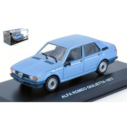 ALFA ROMEO GIULIETTA 1977 LIGHT BLUE 1:43 Edison Giocattoli Auto Stradali Modellino
