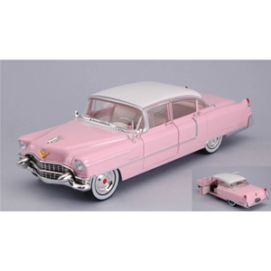 CADILLAC FLEETWOOD SERIES 60 1955 ELVIS PRESLEY 1935-1977 PINK 1:24 Greenlight Movie Modellino