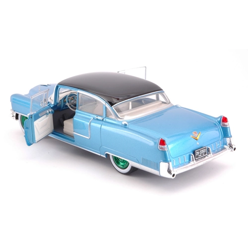 CADILLAC FLEETWOOD SERIES 60 1955 ELVIS PRESLEY GREEN WHEELS 1:24 Greenlight Movie Modellino