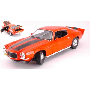 CHEVROLET CAMARO Z/28 1971 ORANGE 1:18 Maisto Auto Stradali Modellino