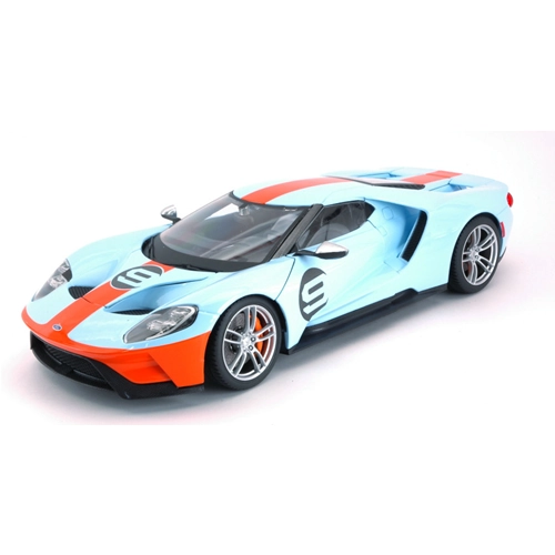 FORD GT N.9 2017 GULF EXCLUSIVE SERIES 1:18 Maisto Auto Stradali Modellino