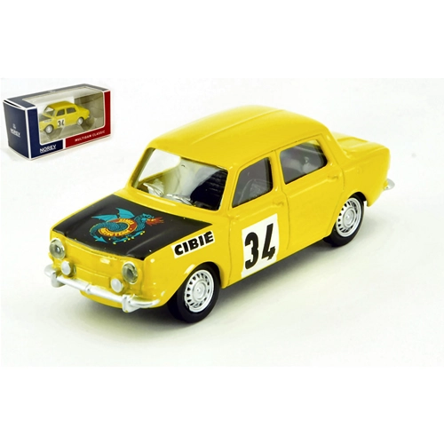 SIMCA 1000 RALLYE N.34 1976 1:64 Norev Auto Rally Modellino