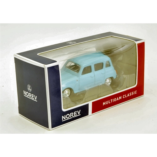 RENAULT 4L 1962 ACQUAMARINE 1:64 Norev Auto Stradali Modellino