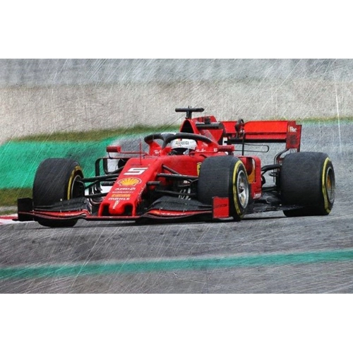FERRARI SF90 N.5 3rd CHINA GP 2019 1000th FERRARI GP S.VETTEL 1:43 Looksmart Formula 1 Modellino