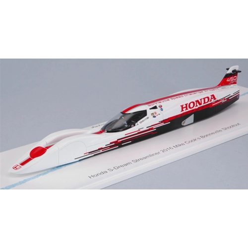 HONDA S-DREAM STREAMLINER 2016 LSR 261,966 MPH HIKARU MIYAGI 1:43 Bizarre Auto Competizione Modellino