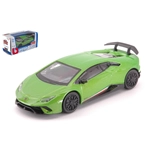 LAMBORGHINI HURACAN PERFORMANTE 2017 MANTIS GREEN 1:43 Burago Auto Stradali Modellino