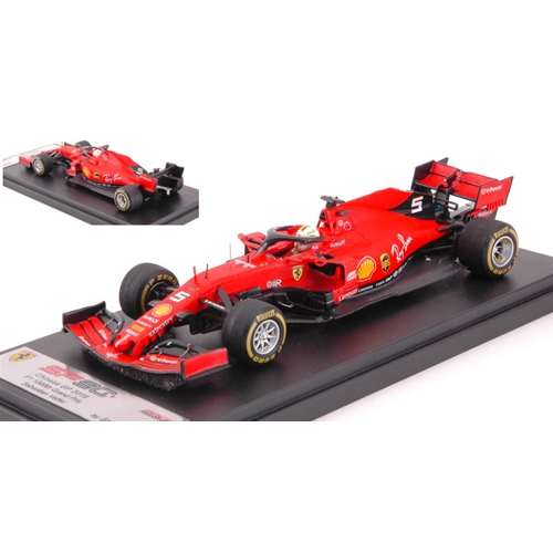 FERRARI SF90 N.5 3rd CHINA GP 2019 1000th FERRARI GP S.VETTEL 1:43 Looksmart Formula 1 Modellino