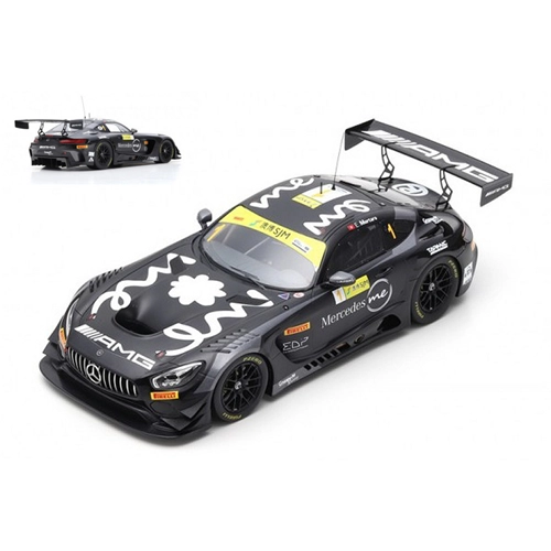 MERCEDES GT3 N.1 3rd FIA GT WORLD CUP MACAU 2018 EDOARDO MORTARA 1:18 Spark Model Auto Competizione Modellino