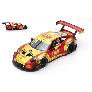 PORSCHE 911 GT3 N.912 FIA GT WORLD CUP MACAU 2018 EARL BAMBER 1:18 Spark Model Auto Competizione Modellino