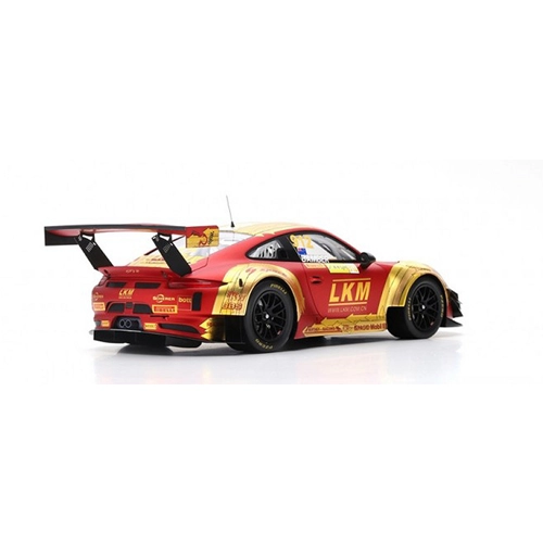 PORSCHE 911 GT3 N.912 FIA GT WORLD CUP MACAU 2018 EARL BAMBER 1:18 Spark Model Auto Competizione Modellino