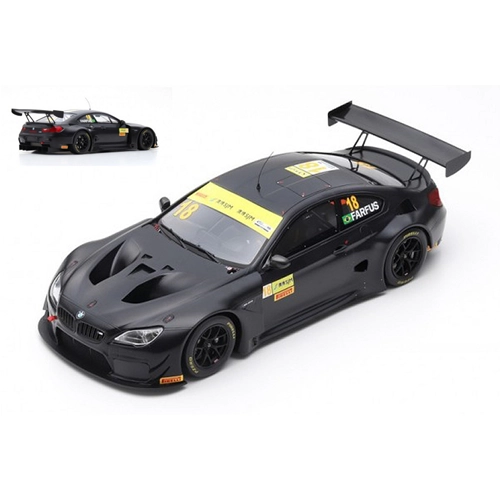 BMW M6 GT3 N.18 FIA GT WORLD CUP MACAU 2017 AUGUSTO FARFUS 1:18 Spark Model Auto Competizione Modellino
