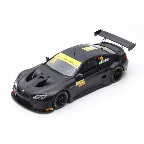BMW M6 GT3 N.18 FIA GT WORLD CUP MACAU 2017 AUGUSTO FARFUS 1:18 Spark Model Auto Competizione Modellino