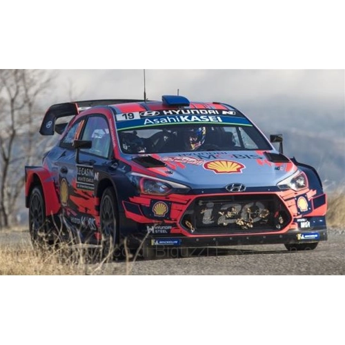 HYUNDAI i20 WRC N.19 5th RALLY MONTE CARLO 2019 LOEB-ELENA 1:43 Ixo Model Auto Rally Modellino