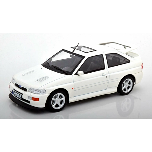 FORD ESCORT COSWORTH 1992 WHITE 1:18 Norev Auto Stradali Modellino