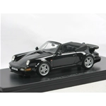 PORSCHE 911 (964) TURBO CONVERTIBLE 1993 METALLIC BLACK 1:43 Avenue43 Auto Stradali Modellino