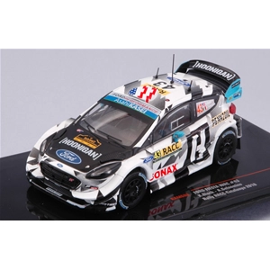FORD FIESTA WRC N.43 RALLY CATALUNYA 2018 BLOCK-GELOSOMINO 1:43 Ixo Model Auto Rally Modellino