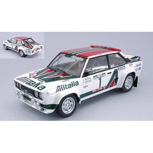 FIAT 131 ABARTH N.5 RALLY PORTUGAL 1978 MUNARI-SODANO 1:18 Ixo Model Auto Rally Modellino