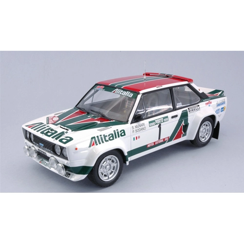 FIAT 131 ABARTH N.5 RALLY PORTUGAL 1978 MUNARI-SODANO 1:18 Ixo Model Auto Rally Modellino