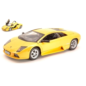 LAMBORGHINI MURCIELAGO 2001 YELLOW 1:24 Welly Auto Stradali Modellino