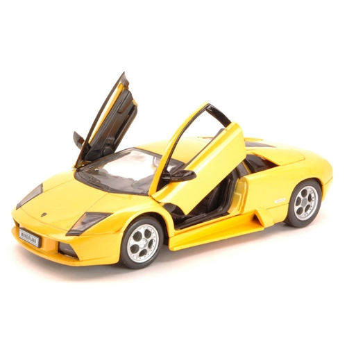 LAMBORGHINI MURCIELAGO 2001 YELLOW 1:24 Welly Auto Stradali Modellino