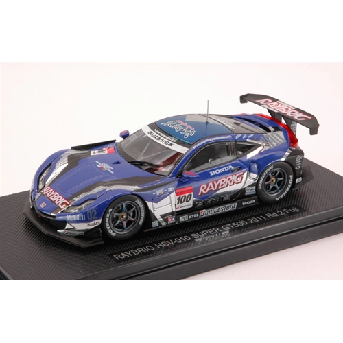 HONDA HSV-010 N.100 FUJI SUPER GT 2011 1:43 Ebbro Auto Competizione Modellino
