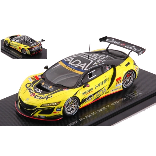 HONDA NSX GT3 N.777 SUPER GT300 2018 T.KIMURA-N.YOKOMIZO 1:43 Ebbro Auto Competizione Modellino