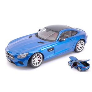 MERCEDES AMG GT 2014 BLUE 1:18 Maisto Auto Stradali Modellino