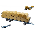 RIMORCHIO MAUPU CON ROTOBALLE 1:32 Replicagri Mezzi Agricoli e Accessori Modellino