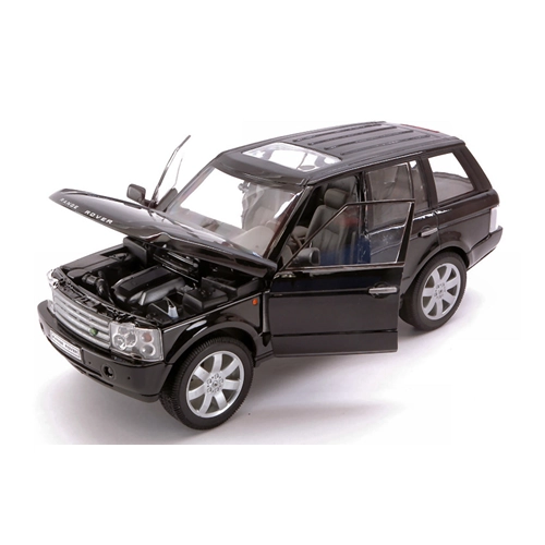 RANGE ROVER 2003 BLACK 1:24 Welly Auto Stradali Modellino