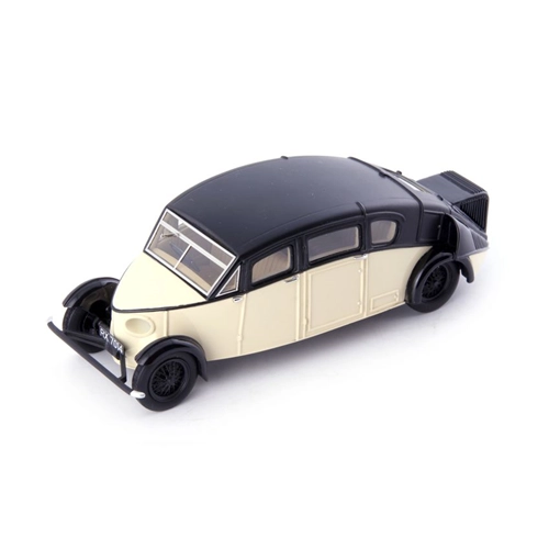 BURNEY R-100 STREAMLINE 1930 BLACK-IVORY 1:43 Autocult Auto d'Epoca Modellino