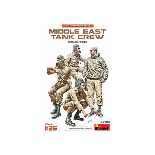 MIDDLE EAST TANK CREW 1960-70s KIT 1:35 Miniart Kit Figure Militari Modellino