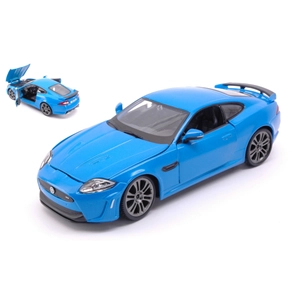 JAGUAR XKR-S 2011 BLUE 1:24 Burago Auto Stradali Modellino