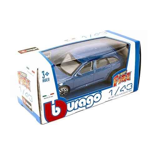 AUDI A6 AVANT 2019 BLUE 1:43 Burago Auto Stradali Modellino