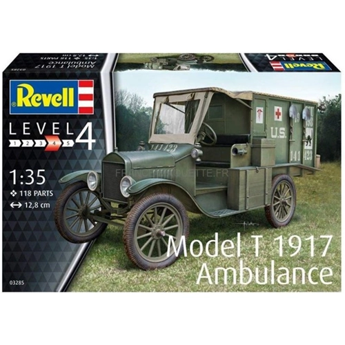 MODEL T 1917 AMBULANCE KIT 1:35 Revell Kit Mezzi Militari Modellino
