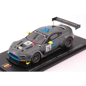 ASTON MARTIN V12 VANTAGE N.76 9th 24 H SPA 2018 J.DENNIS-N.THIIM-M.VAXIV 1:43 Spark Model Auto Competizione Modellino