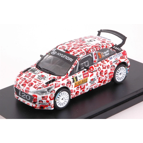 HYUNDAI R5 N.5 WINNER RALLY YPRES 2018 T.NEUVILLE-N.GILSOUL 1:43 Trofeu Auto Rally Modellino