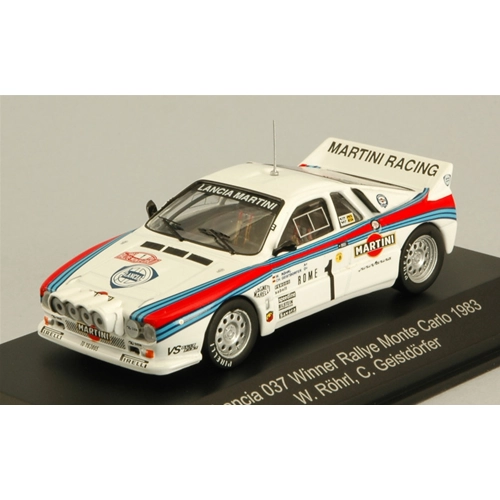 LANCIA 037 N.1 WINNER RALLY MONTE CARLO 1983 W.ROHRL-C.GEISTDORFER 1:43 CMR Classic Model Replicars Auto Rally Modellino