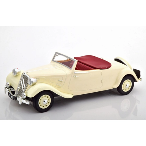 CITROEN TRACTION AVANT 11 B CABRIOLET 1939 CREAM 1:18 Norev Auto d'Epoca Modellino