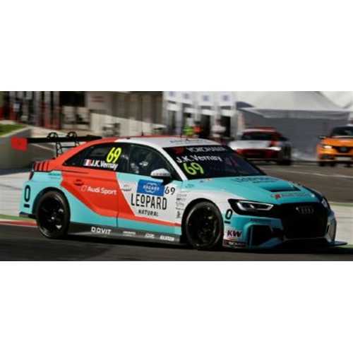 AUDI RS3 N.69 2nd RACE 2 WTCR MARRAKESH 2019 J.K.VERNAY 1:43 Spark Model Auto Competizione Modellino