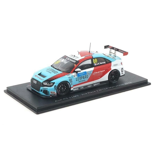 AUDI RS3 N.69 2nd RACE 2 WTCR MARRAKESH 2019 J.K.VERNAY 1:43 Spark Model Auto Competizione Modellino